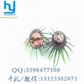 成套金屬徽章、LOGO酒店高檔員工胸針、領(lǐng)章