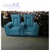 現代太空艙真皮沙發，電動伸展功能沙發 影院沙發座椅佛山赤虎廠家直銷